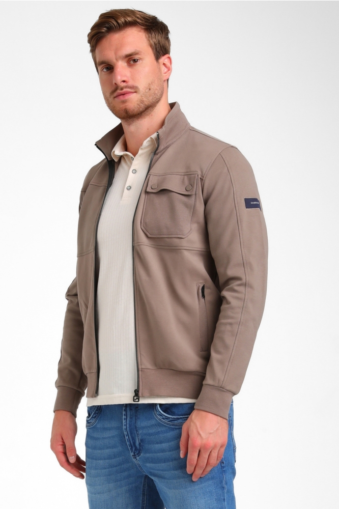 PRAKTISCH INTERLOCK VEST 425941 5997 desert taupe